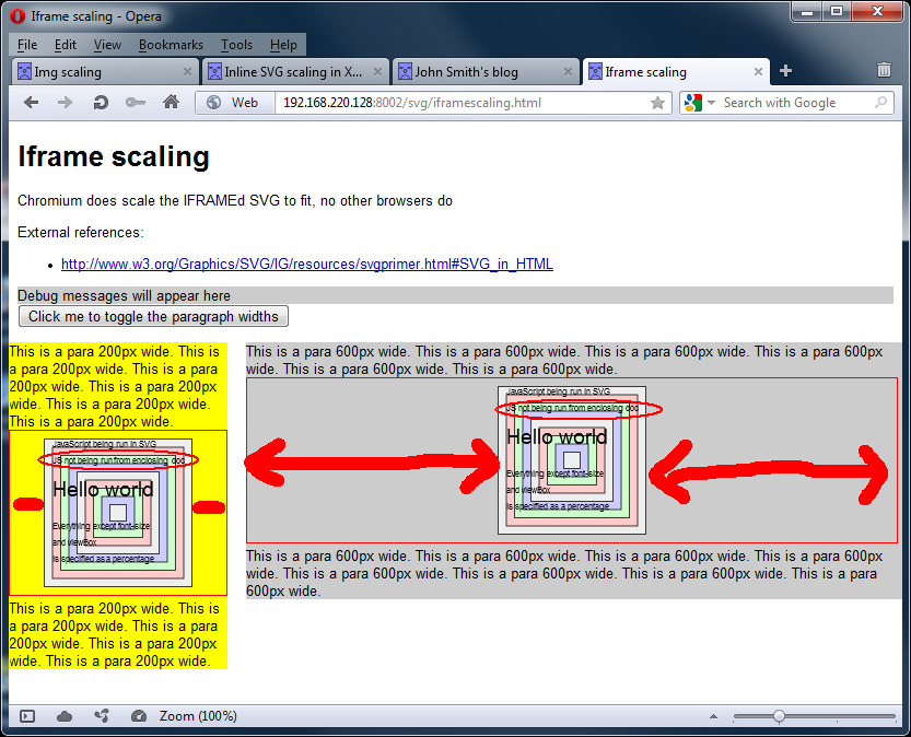 Screengrab of SVGs using the iframe tag in Opera 11.72